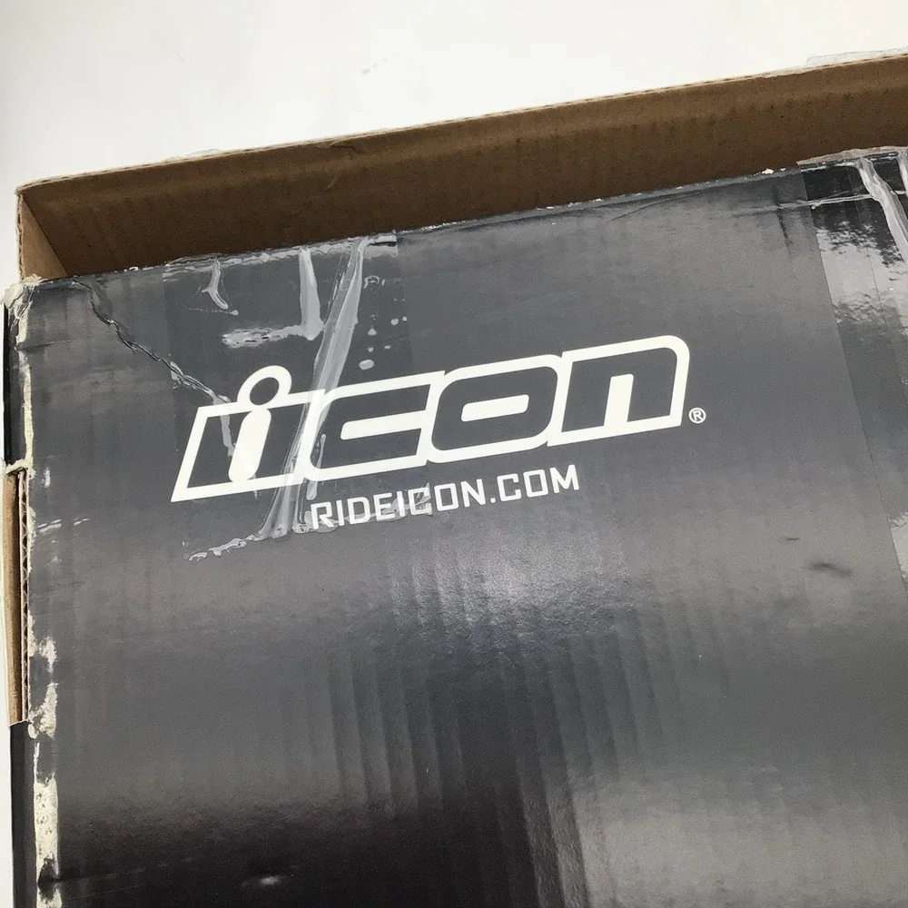 ICON‎ Mens Stealth Carga CE Black Textile Motorcycle Riding Boots Size 12 NEW